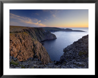 Sunset Over Nordkapp, North Cape, Mageroya Mahkaravju Island, Norway by Gary Cook Pricing Limited Edition Print image