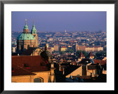 View Of City From The Rooftops, Prague, Central Bohemia, Czech Republic by Jan Stromme Pricing Limited Edition Print image