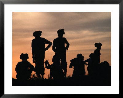 Men At Their Camp In Thar Desert During Pushkar Camel Fair, Pushkar, Rajasthan, India by Richard I'anson Pricing Limited Edition Print image