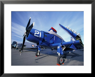Wwii Era Fighter Planes On Display For Veteran's Day, Washington, Usa by William Sutton Pricing Limited Edition Print image