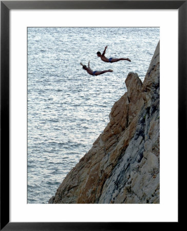Cliff Divers, Guerrero, Mexico by Russell Gordon Pricing Limited Edition Print image