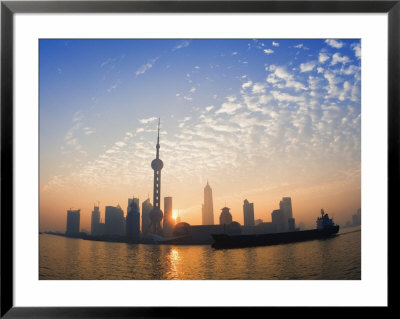 Lujiazui Finance And Trade Zone, With Oriental Pearl Tower, And Huangpu River, Shanghai, China by Jochen Schlenker Pricing Limited Edition Print image