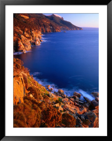 Coastline Of Maria Island National Park, Maria Island, Tasmania, Australia by Rob Blakers Pricing Limited Edition Print image