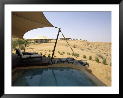Al Maha Private Pool, Al Maha Desert Resort, Dubai, United Arab Emirates by Holger Leue Pricing Limited Edition Print image