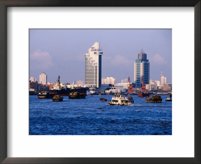 Tour Boats On Huangpu River, Shanghai, China by Phil Weymouth Pricing Limited Edition Print image