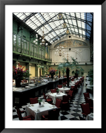 Grand Hotel Krasnapolsky And Winter Garden Restaurant, Amsterdam, Holland by Nik Wheeler Pricing Limited Edition Print image