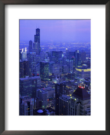 Skyline Dusk, Chicago, Il by Mark Gibson Pricing Limited Edition Print image