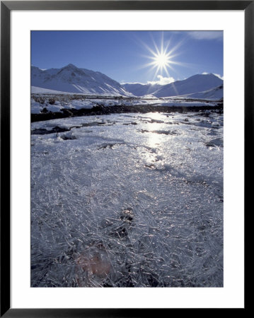 Ice-Crystals Of A Creek In Brooks Range, Alaska, Usa by Hugh Rose Pricing Limited Edition Print image