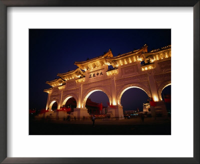 Chiang Kai Shek Memorial, Pavilion And Gates, Early Evening, Taipei, Taiwan by Philip & Karen Smith Pricing Limited Edition Print image