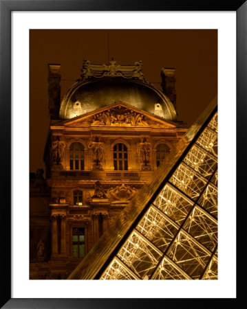 Louvre Museum At Night, Paris, France by Lisa S. Engelbrecht Pricing Limited Edition Print image