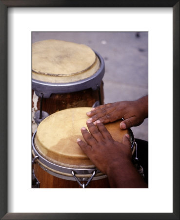 Man Playing Bongos by B Gillingham Pricing Limited Edition Print image