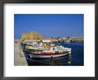 Paphos Harbour, Cyprus, Europe by John Miller Pricing Limited Edition Print image