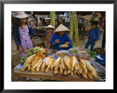Sandwiches On French Bread, Nha Trang, Vietnam, Indochina, Southeast Asia, Asia by Tim Hall Pricing Limited Edition Print image