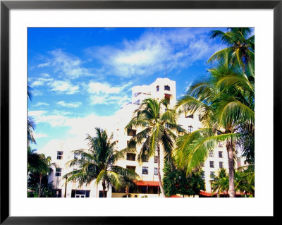 Art Deco Building, South Beach, Miami, Florida, Usa by Terry Eggers Pricing Limited Edition Print image