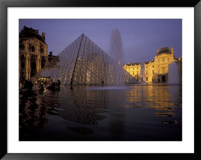 Louvre Pyramid, Paris, France by David Barnes Pricing Limited Edition Print image