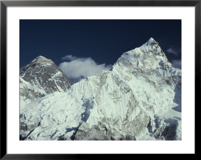 View Of Mount Everest And Mount Nuptse by Gordon Wiltsie Pricing Limited Edition Print image