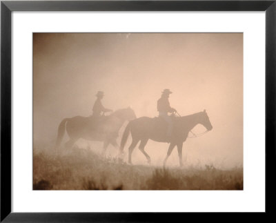 Wrangling Wild Horses by B & C Gillingham Pricing Limited Edition Print image
