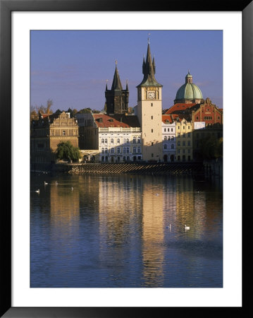 View Of Prague From Across Water by Barbara Benner Pricing Limited Edition Print image