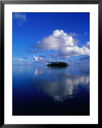 Island On Lagoon, Muri, Cook Islands by Peter Hendrie Pricing Limited Edition Print image