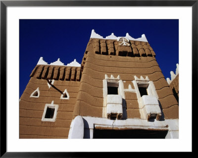 Exterior Of Traditional Mud Najran Fort, Najran, Asir, Saudi Arabia by Tony Wheeler Pricing Limited Edition Print image