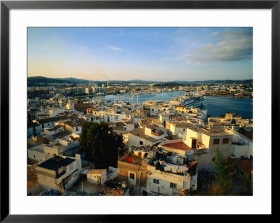City Viewed From D'alt Vila, Ibiza City, Balearic Islands, Spain by Jon Davison Pricing Limited Edition Print image