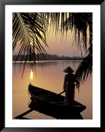 Evening View On The Mekong River, Mekong Delta, Vietnam by Keren Su Pricing Limited Edition Print image