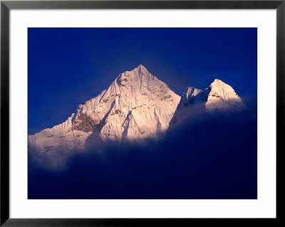 Ama Dablam From Pheriche In Khumbu Valley On Everest Basecamp Trek, Sagarmatha, Nepal by Grant Dixon Pricing Limited Edition Print image