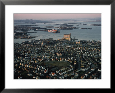 Aerial View Of Stavanger by Dick Durrance Pricing Limited Edition Print image