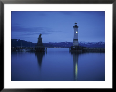 Lindau Lighthouse, Lake Konstanz, Germany by Demetrio Carrasco Pricing Limited Edition Print image