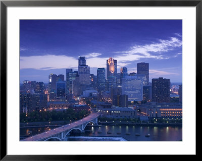 Skyline Of Minneapolis, Minnesota, Usa by Walter Bibikow Pricing Limited Edition Print image