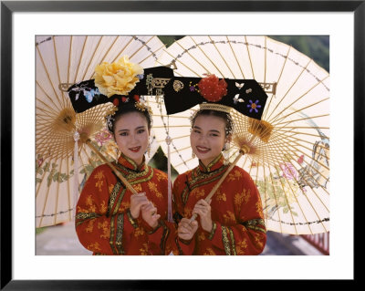 Women Dressed In Traditional Costume, Beijing, China by Steve Vidler Pricing Limited Edition Print image