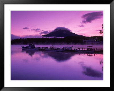 Mt. Akandake And Lake Akando, Dawn, Japan by Walter Bibikow Pricing Limited Edition Print image