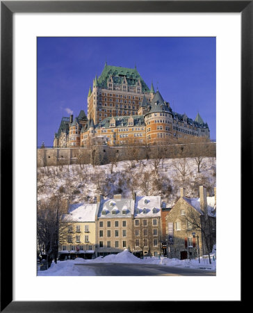 Chateau Frontenac Hotel, Quebec City, Quebec, Canada by Walter Bibikow Pricing Limited Edition Print image