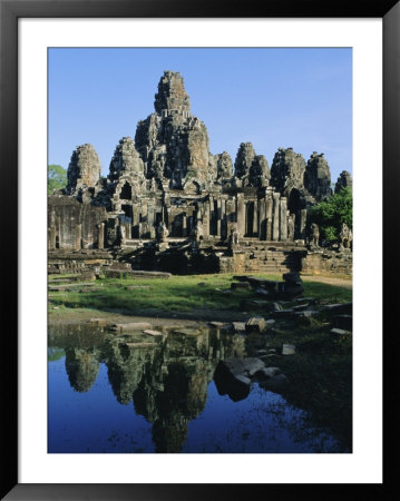 The Bayon Temple, Angkor, Siem Reap, Cambodia, Indochina, Asia by Bruno Morandi Pricing Limited Edition Print image