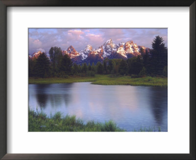 Grand Teton Mountains And The Snake River At Sunrise, Grand Teton National Park, Wyoming, Usa by Christopher Talbot Frank Pricing Limited Edition Print image