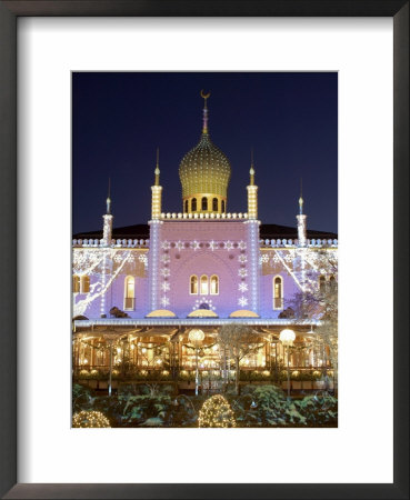 Tivoli Gardens At Christmas, Copenhagen, Denmark, Scandinavia, Europe by Sergio Pitamitz Pricing Limited Edition Print image