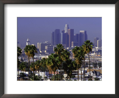 Skyline Of Los Angeles, Ca by Ted Wilcox Pricing Limited Edition Print image