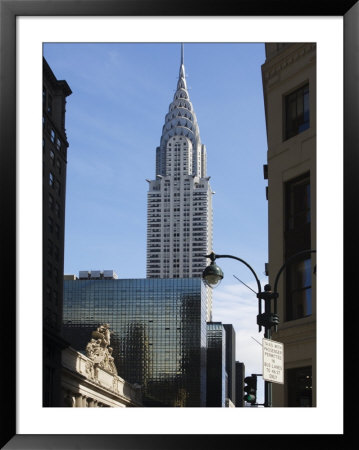Grand Central Station Terminal Building And The Chrysler Building, New York, Usa by Amanda Hall Pricing Limited Edition Print image
