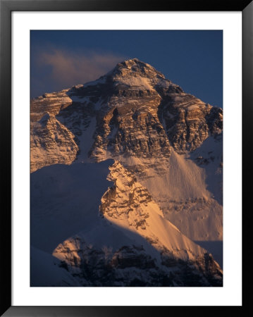 Mt. Everest At Sunset From Rongbuk, Tibet by Vassi Koutsaftis Pricing Limited Edition Print image