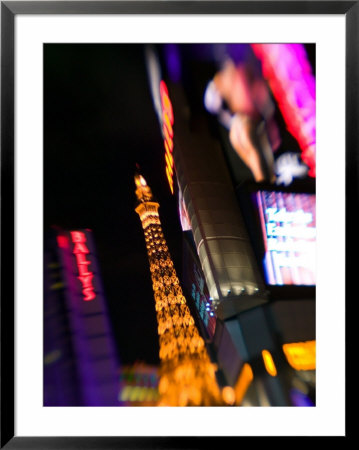 Neon Sign, The Paris Casino, Las Vegas, Nevada, Usa by Walter Bibikow Pricing Limited Edition Print image