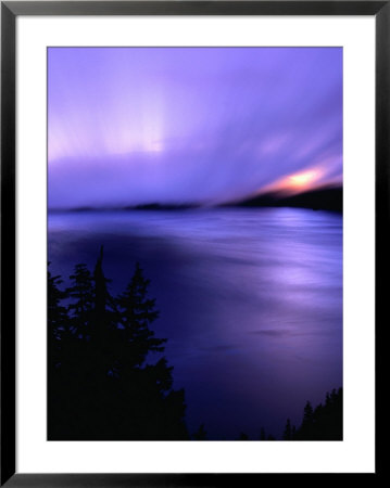 Clouds Sweeping Into The Caldera Or Basin At Sunrise, Crater Lake National Park, Usa by Ryan Fox Pricing Limited Edition Print image