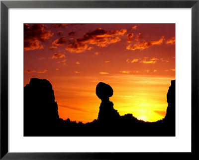 Utah, Arches National Park, Balanced Rock by Russell Burden Pricing Limited Edition Print image