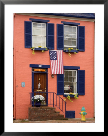 Colorful House On East Street, Annapolis, Maryland, Usa by Scott T. Smith Pricing Limited Edition Print image