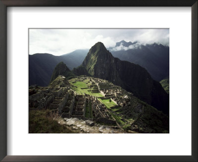 Inca Site, Machu Picchu, Unesco World Heritage Site, Peru, South America by Rob Cousins Pricing Limited Edition Print image