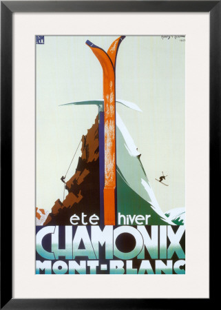 Ete Hiver Chamonix Mont-Blanc by Henry Reb Pricing Limited Edition Print image