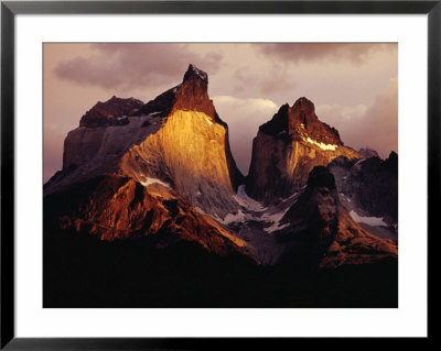The Cuernos Del Paine (Horns Of Paine) At Sunrise, Patagonia, Chile by Richard I'anson Pricing Limited Edition Print image