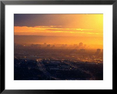 Sunset Over City, Toronto, Ontario, Canada by Jon Davison Pricing Limited Edition Print image