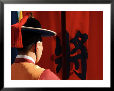Palace Guard At Deoksegung Palace, Seoul, South Korea by Anthony Plummer Pricing Limited Edition Print image