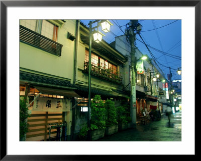 Dusk In Street Of Asakusa, Tokyo, Japan by Greg Elms Pricing Limited Edition Print image