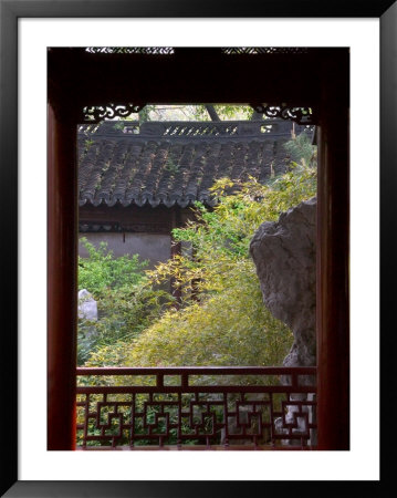 Landscape In Traditional Chinese Garden, Shanghai, China by Keren Su Pricing Limited Edition Print image